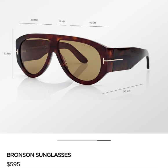 Tom Ford Bronson Sunglasses in Dark Havana - Picture 5 of 8